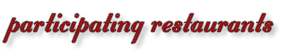 Participating Resturaunts