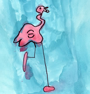 lazy flamingo 3