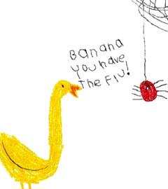 Banana Gets the Flu