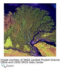 Lena Delta Reserve in Siberia